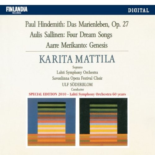 Hindemith: Das Marienleben, op. 27 / Sallinen: Four Dream Songs / Merikanto: Genesis封面