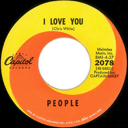 I Love You / Somebody Tell Me My Name封面