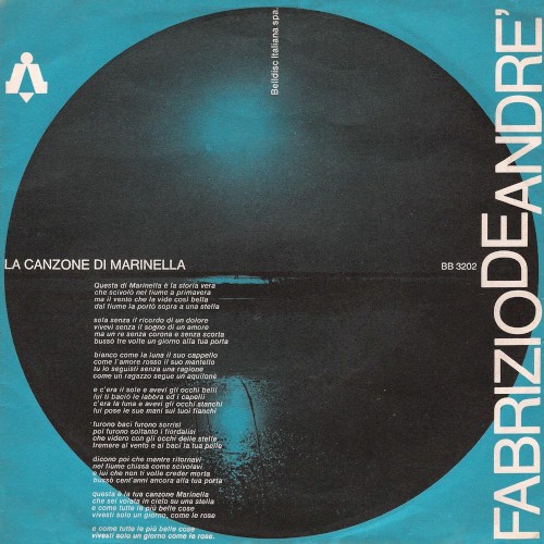La canzone di Marinella / Amore che vieni, amore che vai封面