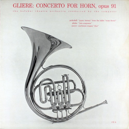 Concerto For Horn And Orchestra, Opus 91封面