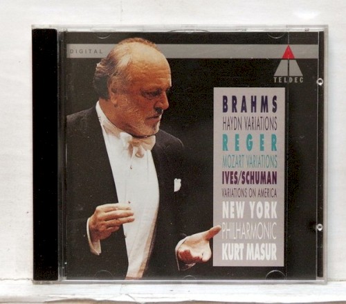 Brahms: Haydn Variations / Reger: Mozart Variations / Ives/Schuman: Variations on America封面