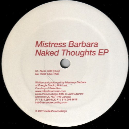 Naked Thoughts EP封面