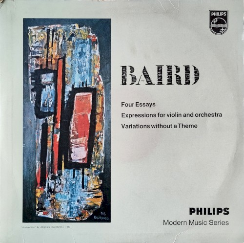 Four Essays / Expressions for violin and orchestra / Variations without a Theme封面