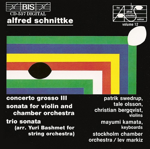 Concerto Grosso III / Sonata for Violin and Chamber Orchestra / Trio Sonata封面