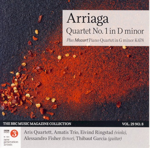 BBC Music, Volume 29, Number 8: Arriaga: String Quartet No. 1 / Giuliani: Six Cavatine / Mozart: Piano Quartet in G min K478封面