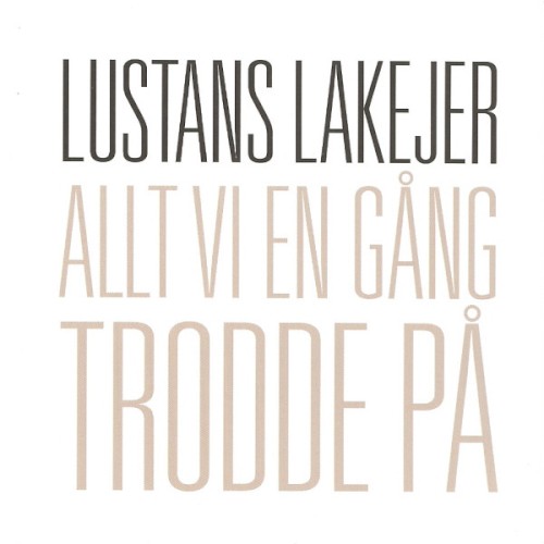 Allt vi en gång trodde på封面