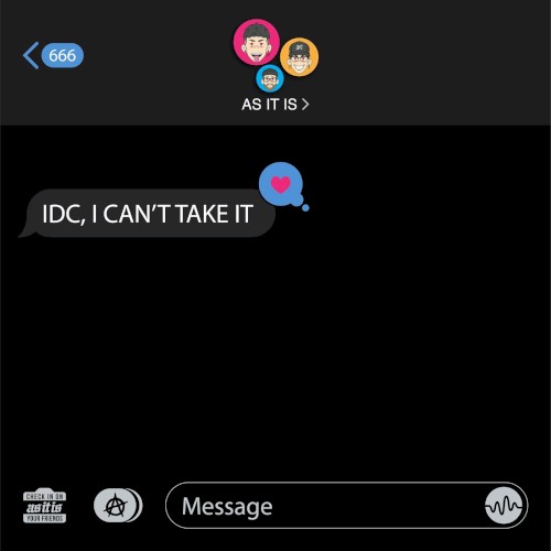 IDC, I CAN’T TAKE IT封面