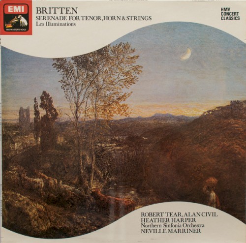 Britten - Serenade for Tenor, Horn & Strings, Les Illuminations封面