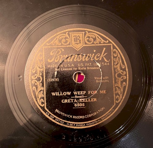 Willow Weep for Me / I'll Never Have to Dream Again封面