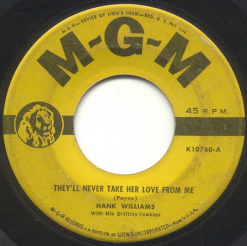 They'll Never Take Her Love From Me / Why Should We Try Anymore封面