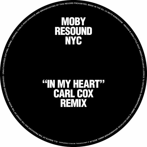In My Heart (Carl Cox Remix)封面