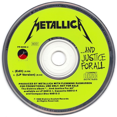 …And Justice for All封面