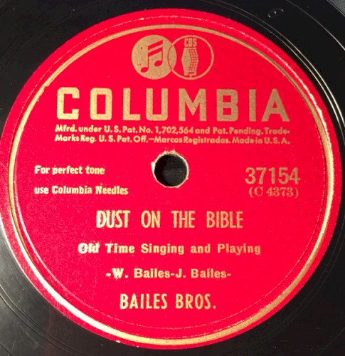 Dust On The Bible / I've Got My One Way Ticket封面