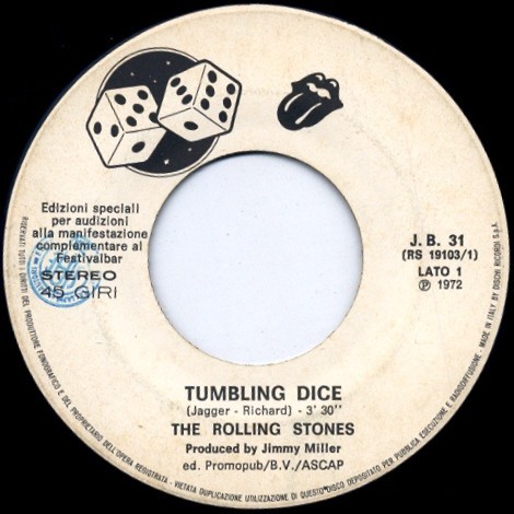 Tumbling Dice / Bella Mia封面