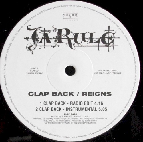 Reigns / Clap Back封面