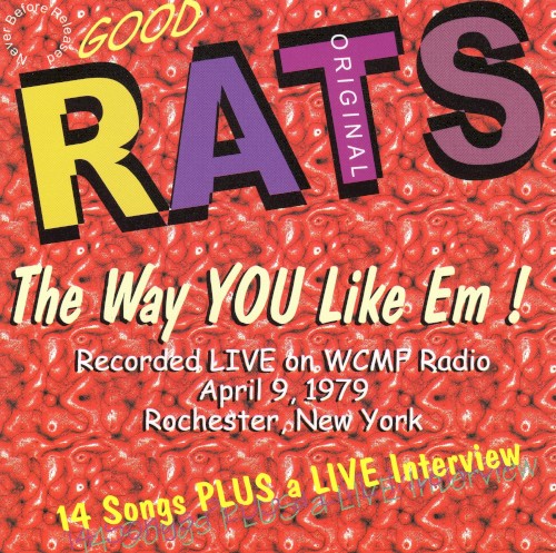 Rats the Way You Like Em!封面