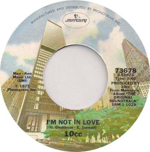 I’m Not in Love封面