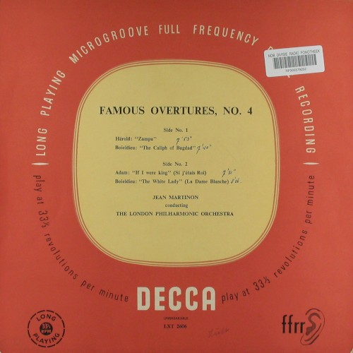 Famous Overtures, No. 4封面