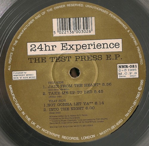 The Test Press E.P.封面