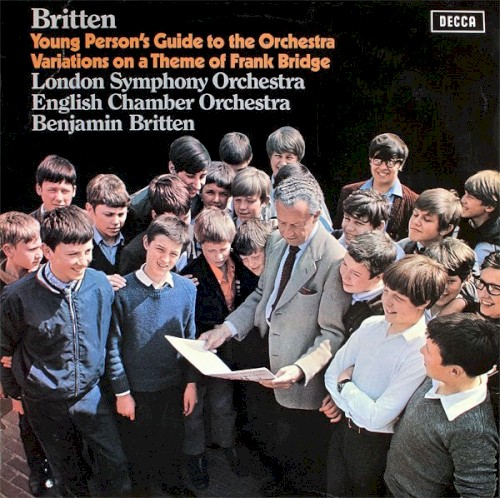 Young Person's Guide to the Orchestra Op. 34 / Variations on a Theme of Frank Bridge for string orchestra, Op. 10封面