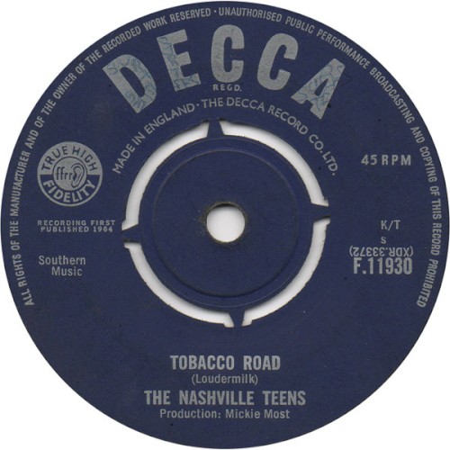 Tobacco Road封面