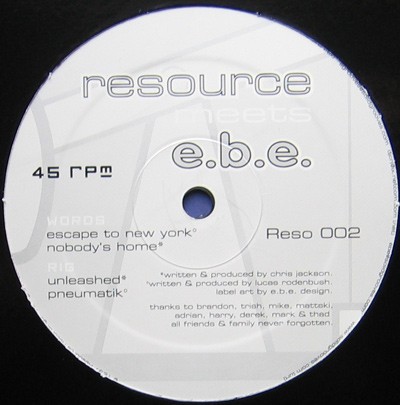 Resource Meets E.B.E.封面