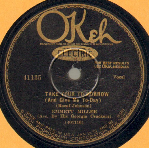 Take Your To-Morrow (And I'll Give You To-Day) / Dusky Stevedore封面