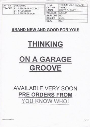 Thinkin’ on a Garage Groove封面