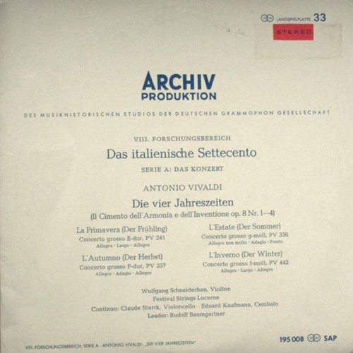 Die vier Jahreszeiten封面