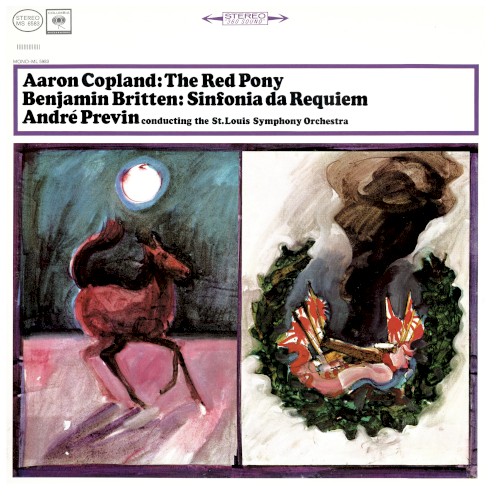 Copland: The Red Pony & Britten: Sinfonia da Requiem, Op. 20封面