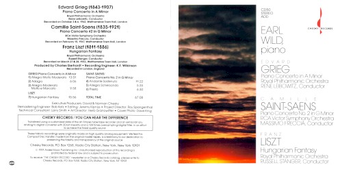Edvard Grieg: Piano Concerto in A minor / Camille Saint‐Saëns: Piano Concerto no. 2 in G minor / Franz Liszt: Hungarian Fantasy封面
