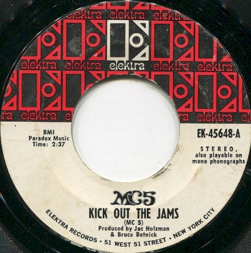 Kick Out the Jams / Motor City Is Burning封面