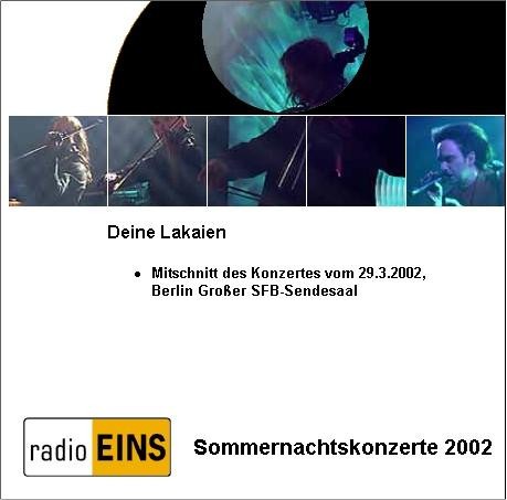 2002-03-29: SFB Sendesaal, Berlin, Germany封面