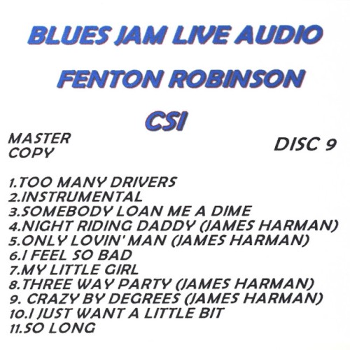 Blues Jam Live Audio: Fenton Robinson封面