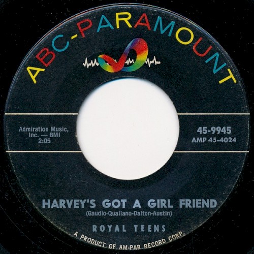 Harvey's Got A Girl Friend / Hangin' Around封面