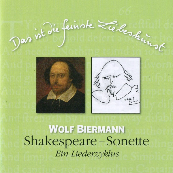 Das ist die feinste Liebeskunst: Shakespeare–Sonette. Ein Liederzyklus封面