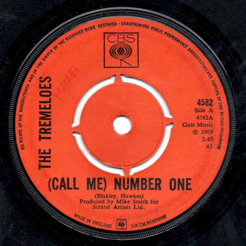(Call Me) Number One封面