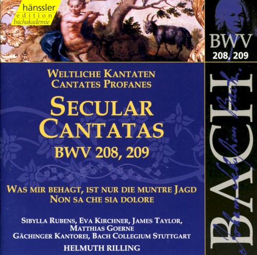 Secular Cantatas BWV 208, 209封面