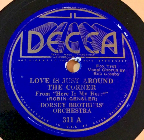 Love Is Just Around the Corner / Here Is My Heart封面