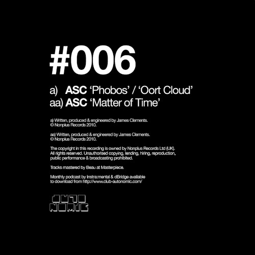 Phobos / Oort Cloud / Matter of Time封面