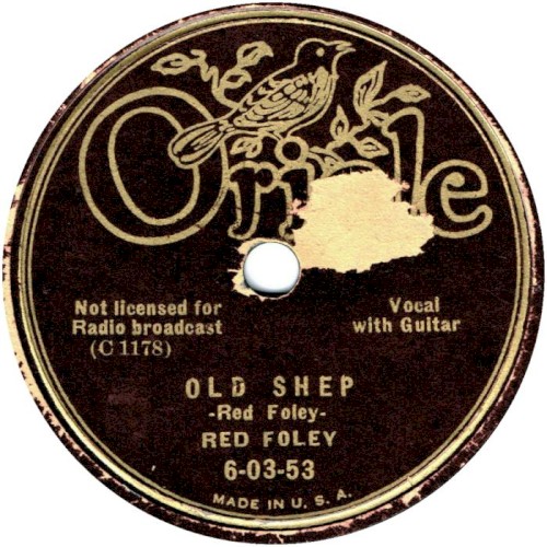Old Shep / Sing Me an Old Hill-billy Ballad封面