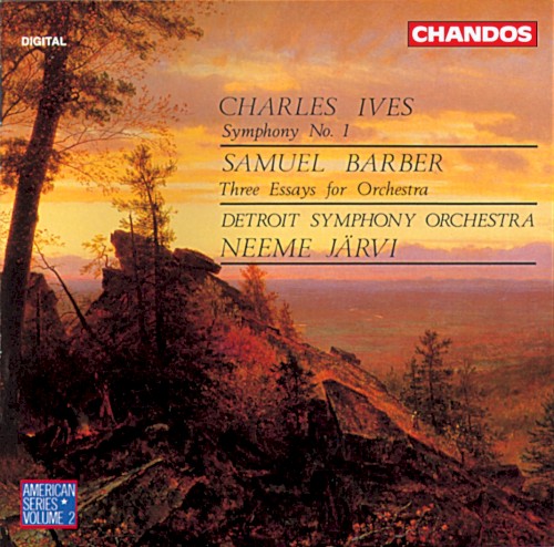 Ives: Symphony no. 1 / Barber: Three Essays for Orchestra封面