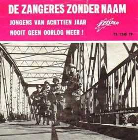 Jongens van achttien jaar! / Nooit geen oorlog meer!封面