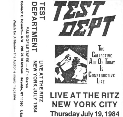 Live at The Ritz - New York July 1984封面
