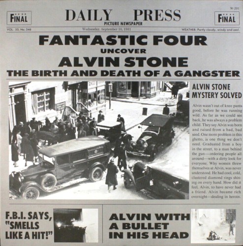 Alvin Stone (The Birth and Death of a Gangster)封面
