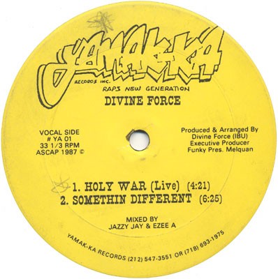 Holy War (live) / Somethin Different封面
