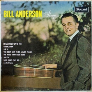 Bill Anderson Sings封面
