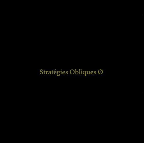 Stratégies Obliques Ø封面