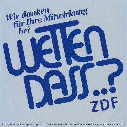 Wetten, daß...? / Je t'aime, mon amour封面