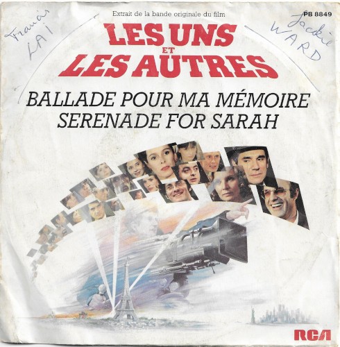 Extrait de la bande originale du film Les Uns et les Autres: Ballade pour ma mémoire / Serenade for Sarah封面